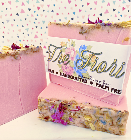 Tre Fiori (3 Flowers)  Soap Bar