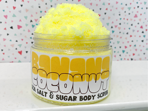 Banana Coconut Sugar Body Scrub