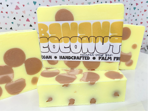 Banana Coconut - Handmade Soap Bar