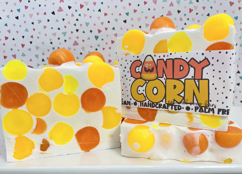 Candy Corn - Handmade Soap Bar -HALLOWEEN2025