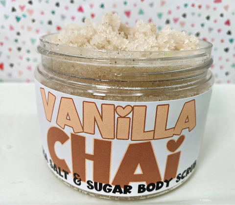 Vanilla Chai Sea Salt and Sugar Body Scrub
