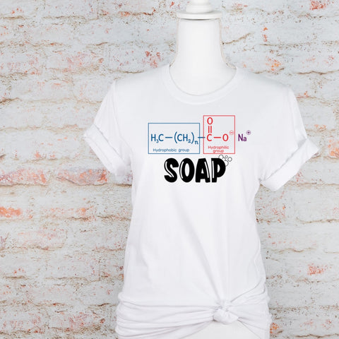 Chemical Formula for Soap T-Shirt