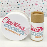 Christmas Cookie- HOLIDAY - Vanilla Buttercream Lip Scrub VEGAN