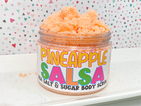 Pineapple Salsa Sea Salt and Sugar Body Scrub