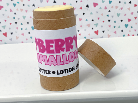 Raspberry Marshmallow Solid Push Up Lotion Stick