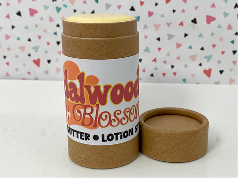 Sandalwood Orange Solid Push Up Lotion Stick