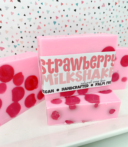 Strawberry Milkshake - Handmade Soap Bar