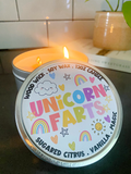 Unicorn Farts - Hand Poured - 100% Soy Candle