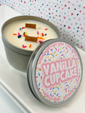 Vanilla Cupcake - Hand Poured - 100% Soy Candle