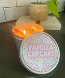 Vanilla Cupcake - Hand Poured - 100% Soy Candle