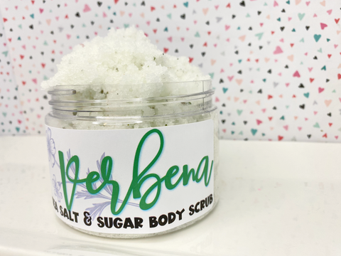 Verbena Sea Salt and Sugar Body Scrub