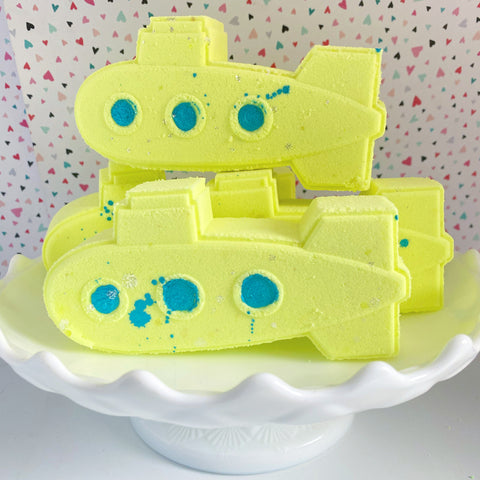 Yellow Submarine Color Exploding ~ Bath Bomb