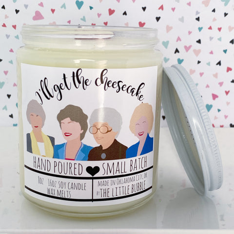 I'll get the Cheesecake - Soy Candles