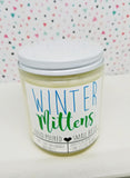 Winter Mittens ~ Soy Candle Jar - Holiday 2020